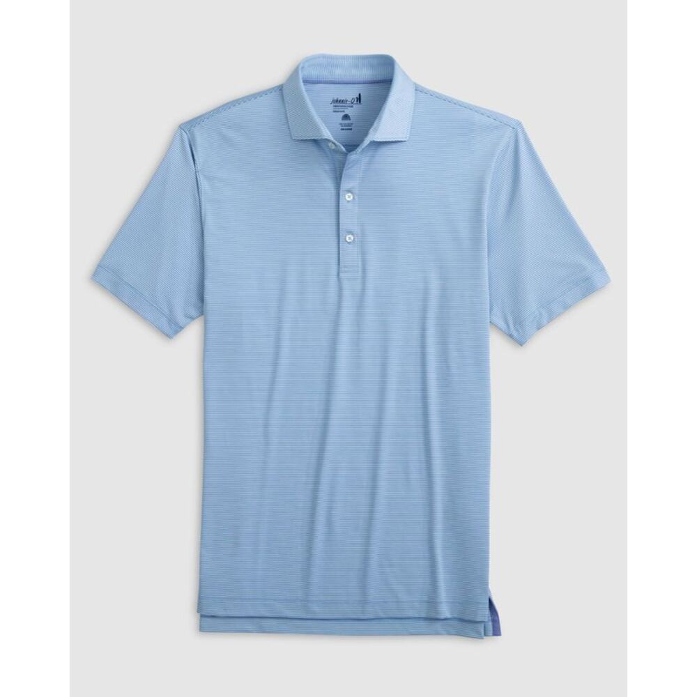 Lyndonn Striped Jersey Performance Polo, Size: M